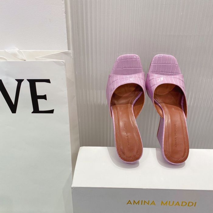 Amina Muaddi shoes AM00011 Heel Height 9.5CM